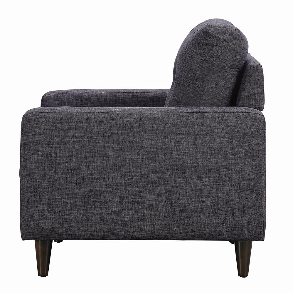 Watsonville Tufted Back Chair Gray from Coaster - Luna Furniture