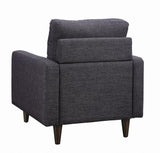 Watsonville Tufted Back Chair Gray from Coaster - Luna Furniture