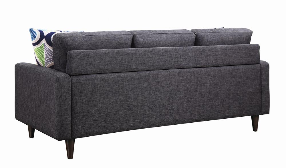 Watsonville Tufted Back Sofa Gray from Coaster - Luna Furniture