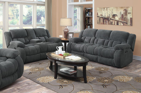 Weissman Upholstered Tufted Living Room Set - 601921-S2 - Luna Furniture