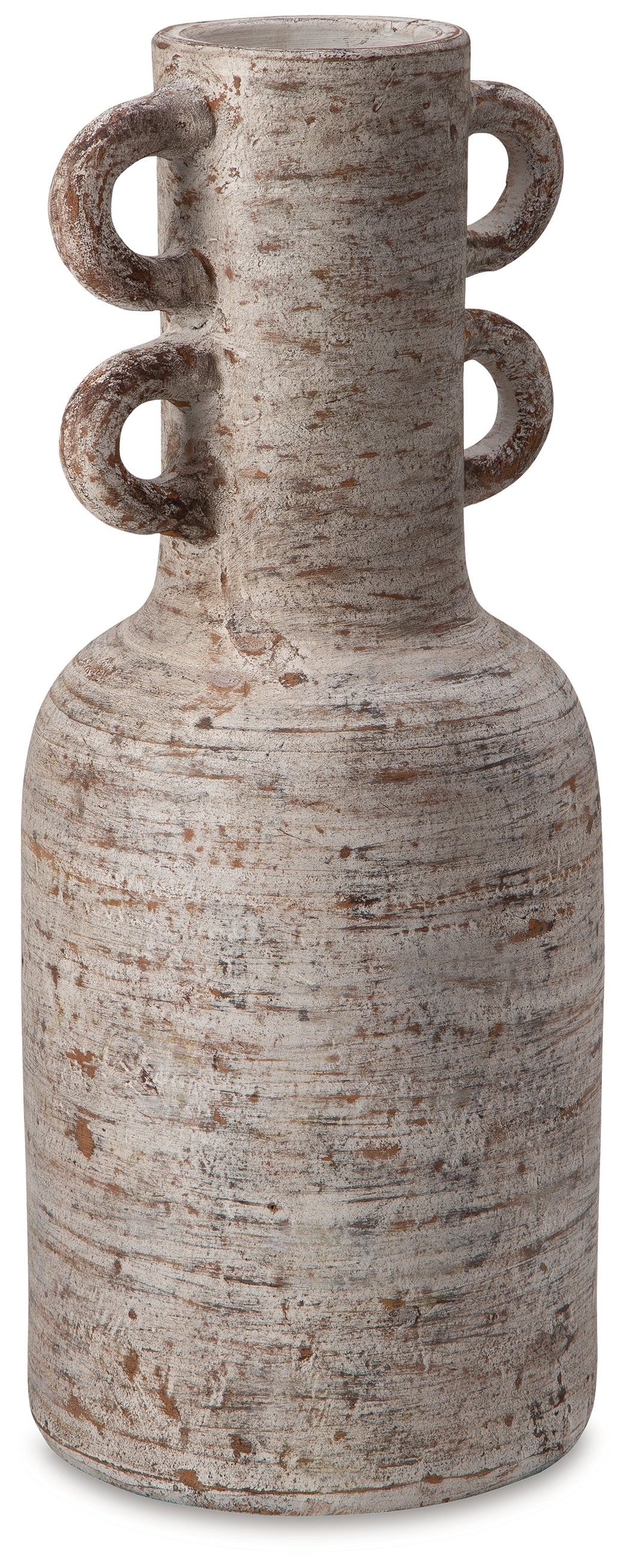 Wellbridge Distressed White Vase from Ashley - Luna Furniture