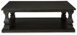 Wellturn Black Coffee Table - T749-1 - Luna Furniture