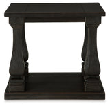 Wellturn Black End Table - T749-3 - Luna Furniture