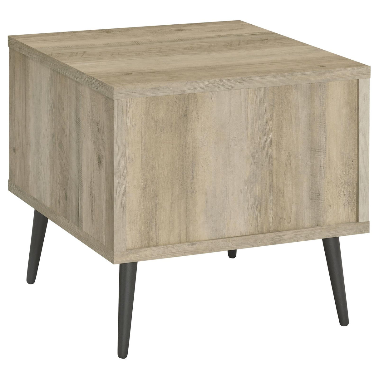 Welsh Square Engineered Wood End Table With Shelf Antique Pine and Grey from Coaster - Luna Furniture