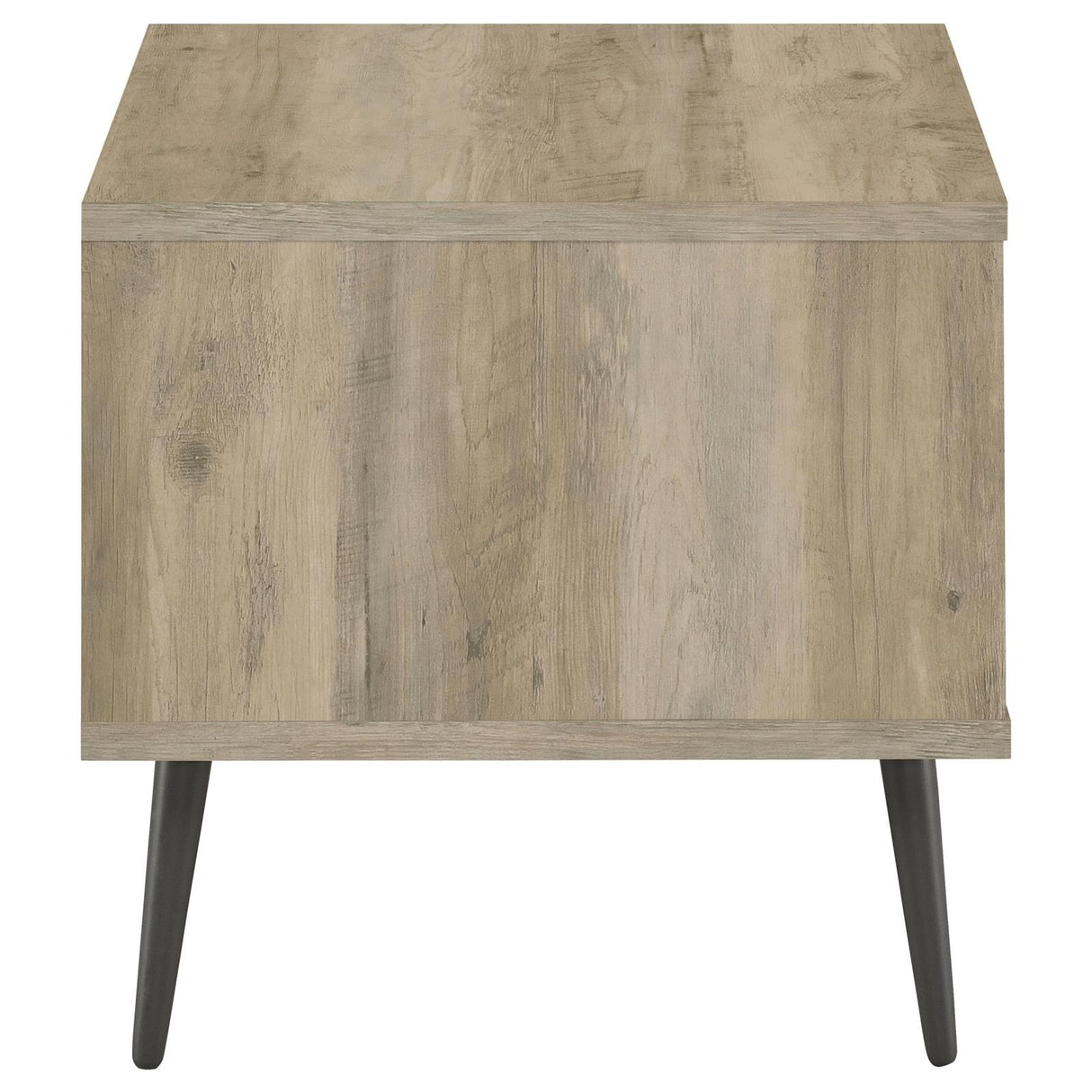 Welsh Square Engineered Wood End Table With Shelf Antique Pine and Grey from Coaster - Luna Furniture