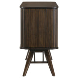 Wes 2-Door Rectangular Server Dark Walnut from Coaster - Luna Furniture