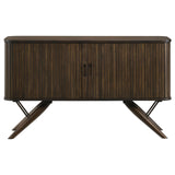 Wes 2-Door Rectangular Server Dark Walnut from Coaster - Luna Furniture