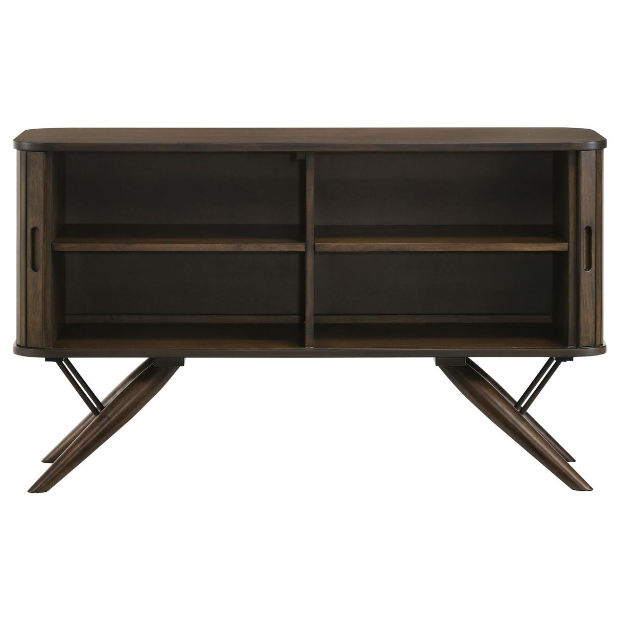 Wes 2-Door Rectangular Server Dark Walnut from Coaster - Luna Furniture