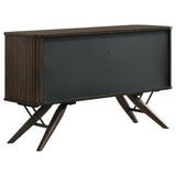 Wes 2-Door Rectangular Server Dark Walnut from Coaster - Luna Furniture