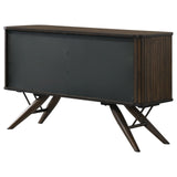 Wes 2-Door Rectangular Server Dark Walnut from Coaster - Luna Furniture