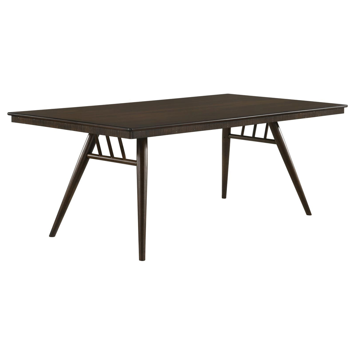 Wes Dark Walnut Rectangular Dining Table from Coaster - Luna Furniture