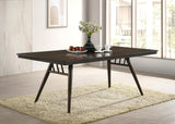 Wes Dark Walnut Rectangular Dining Table from Coaster - Luna Furniture