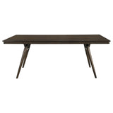 Wes Dark Walnut Rectangular Dining Table from Coaster - Luna Furniture