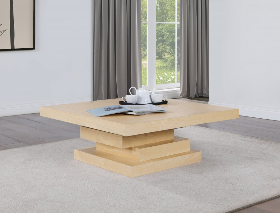 Westmount Coffee Table Natural from Meridian - Luna Furniture