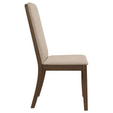 Wethersfield Solid Back Side Chairs Latte (Set of 2) from Coaster - Luna Furniture