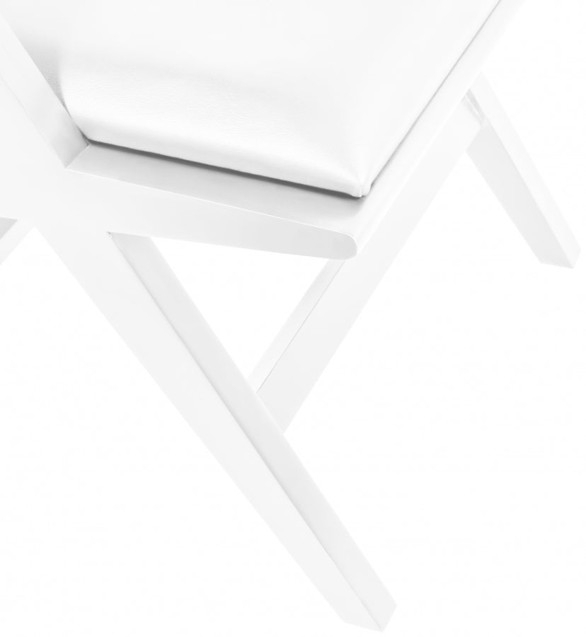 Abby White Arm Chair from Meridian - Luna Furniture