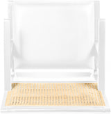 Abby White Arm Chair from Meridian - Luna Furniture