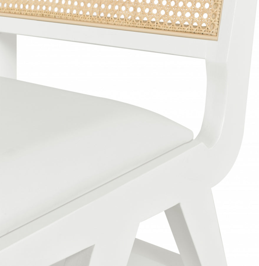 Abby White Side Chair, Set of 2 from Meridian - Luna Furniture