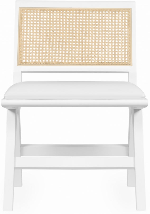 Abby White Side Chair, Set of 2 from Meridian - Luna Furniture