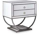 Alyssa White Side Table from Meridian - Luna Furniture