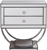 Alyssa White Side Table from Meridian - Luna Furniture