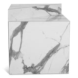 Aritzia White End Table from Meridian - Luna Furniture