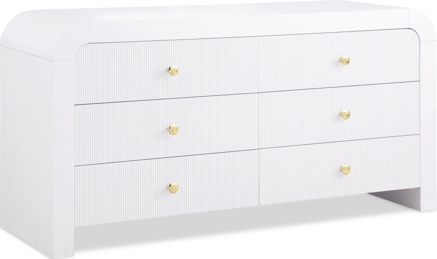 Artisto White Dresser from Meridian - Luna Furniture