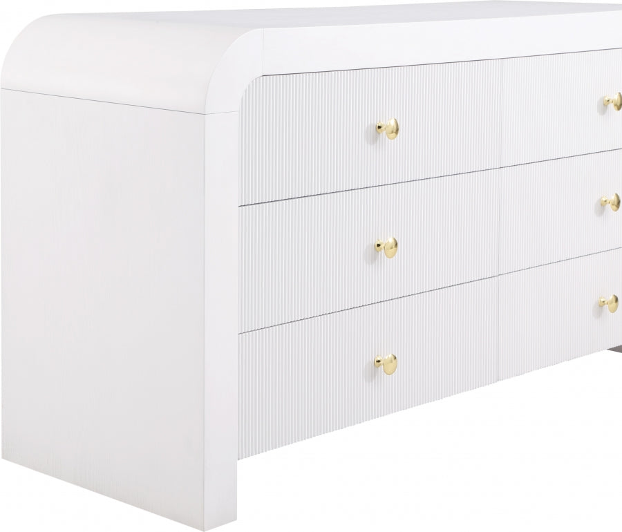 Artisto White Dresser from Meridian - Luna Furniture