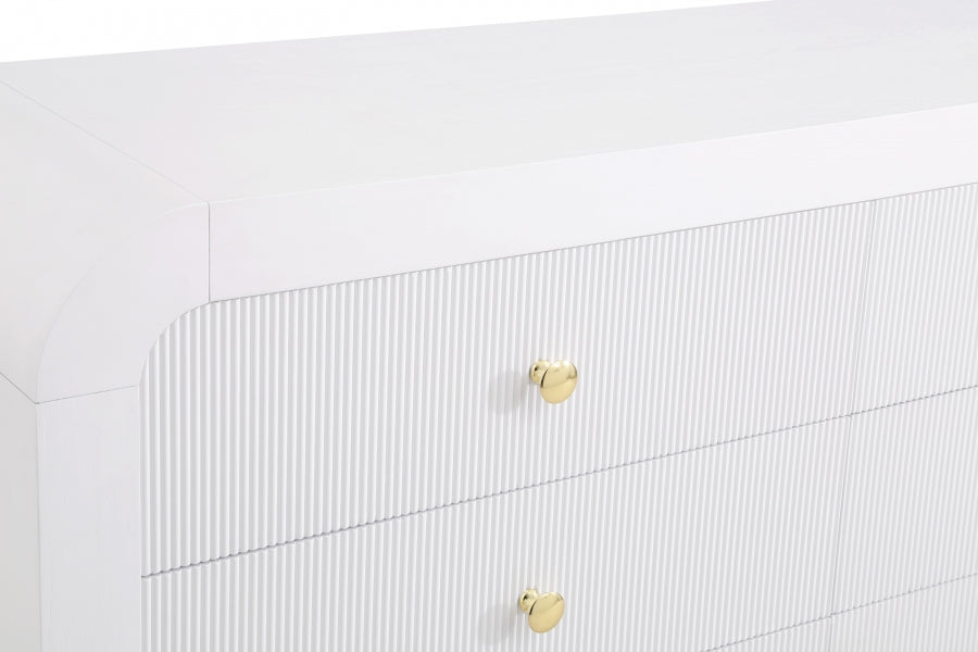 Artisto White Dresser from Meridian - Luna Furniture