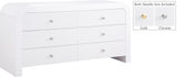 Artisto White Dresser from Meridian - Luna Furniture