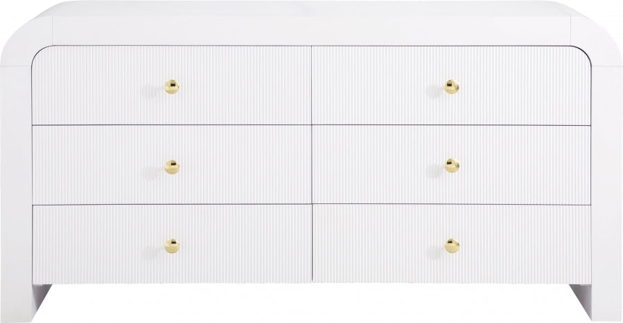 Artisto White Dresser from Meridian - Luna Furniture