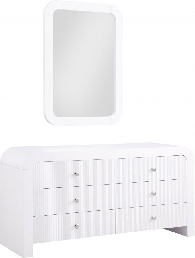 Artisto White Dresser from Meridian - Luna Furniture