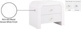 Artisto White Nightstand from Meridian - Luna Furniture