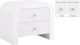 Artisto White Nightstand from Meridian - Luna Furniture