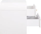 Artisto White Nightstand from Meridian - Luna Furniture