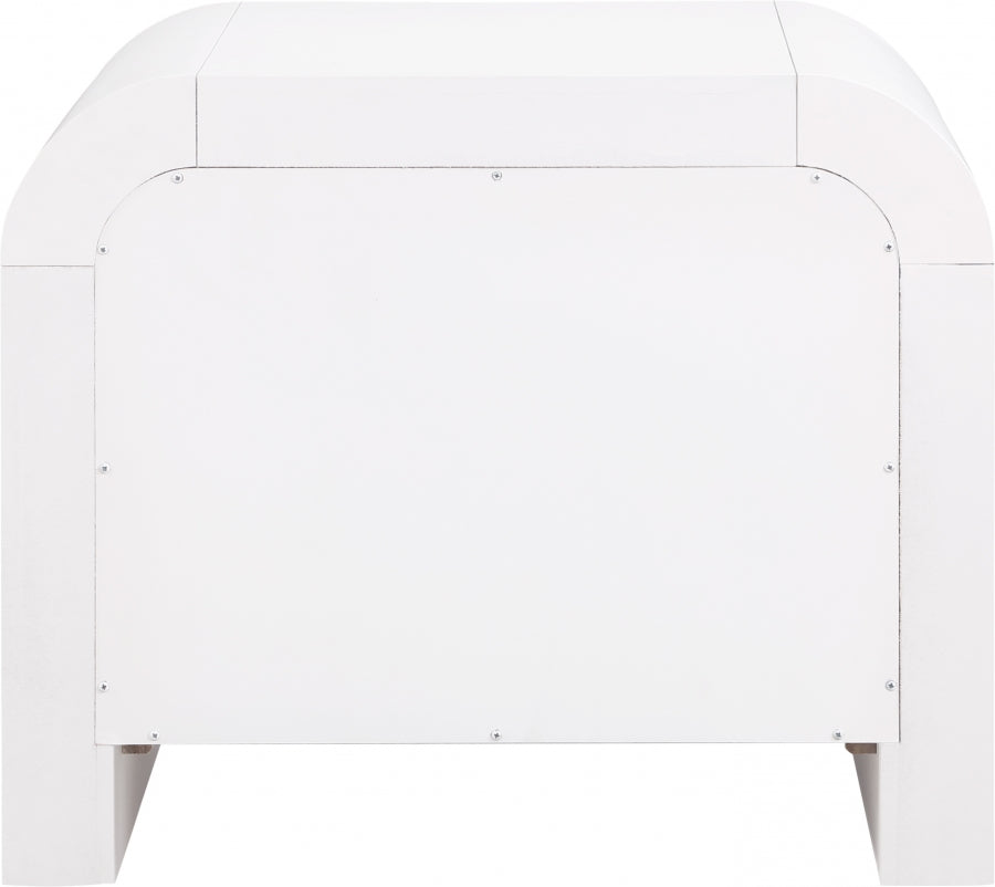 Artisto White Nightstand from Meridian - Luna Furniture