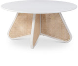 White Butterfly Coffee Table from Meridian - Luna Furniture