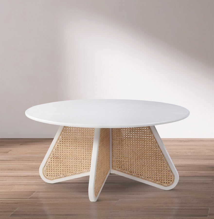 White Butterfly Coffee Table from Meridian - Luna Furniture