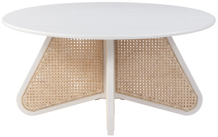 White Butterfly Coffee Table from Meridian - Luna Furniture