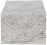 White Canova Coffee Table from Meridian - Luna Furniture