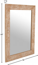 Cresthill White Mirror from Meridian - Luna Furniture