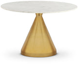 Emery White Dining Table from Meridian - Luna Furniture