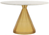 Emery White Dining Table from Meridian - Luna Furniture