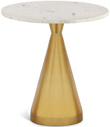 Emery White End Table from Meridian - Luna Furniture