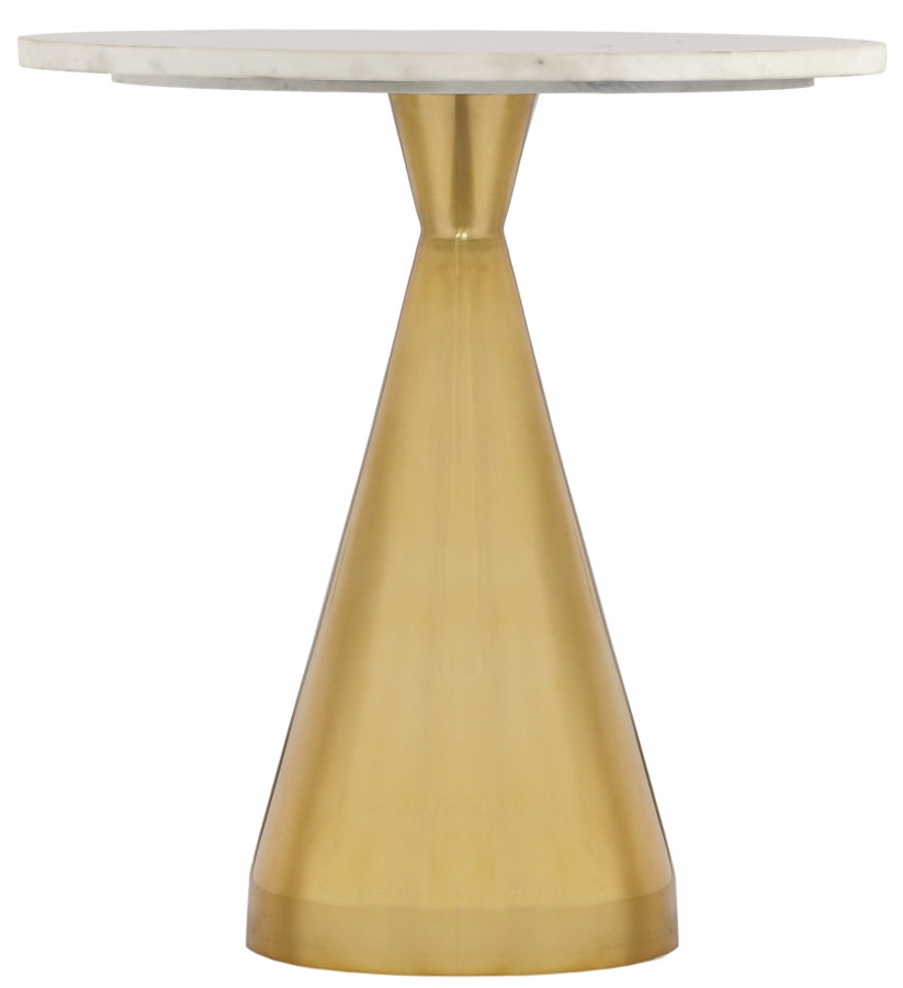 Emery White End Table from Meridian - Luna Furniture