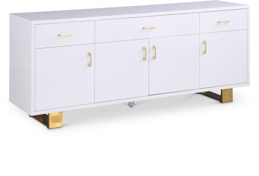 Excel White Sideboard/Buffet from Meridian - Luna Furniture