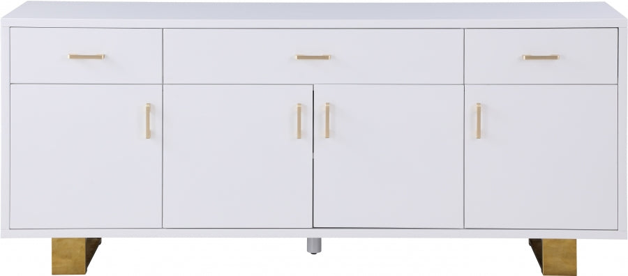 Excel White Sideboard/Buffet from Meridian - Luna Furniture