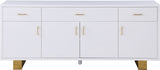 Excel White Sideboard/Buffet from Meridian - Luna Furniture