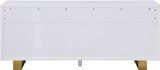 Excel White Sideboard/Buffet from Meridian - Luna Furniture