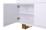 Excel White Sideboard/Buffet from Meridian - Luna Furniture